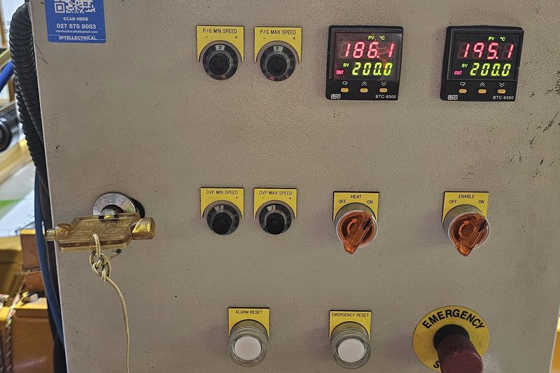 Industrial process line control panel — Intellectrical Tauranga